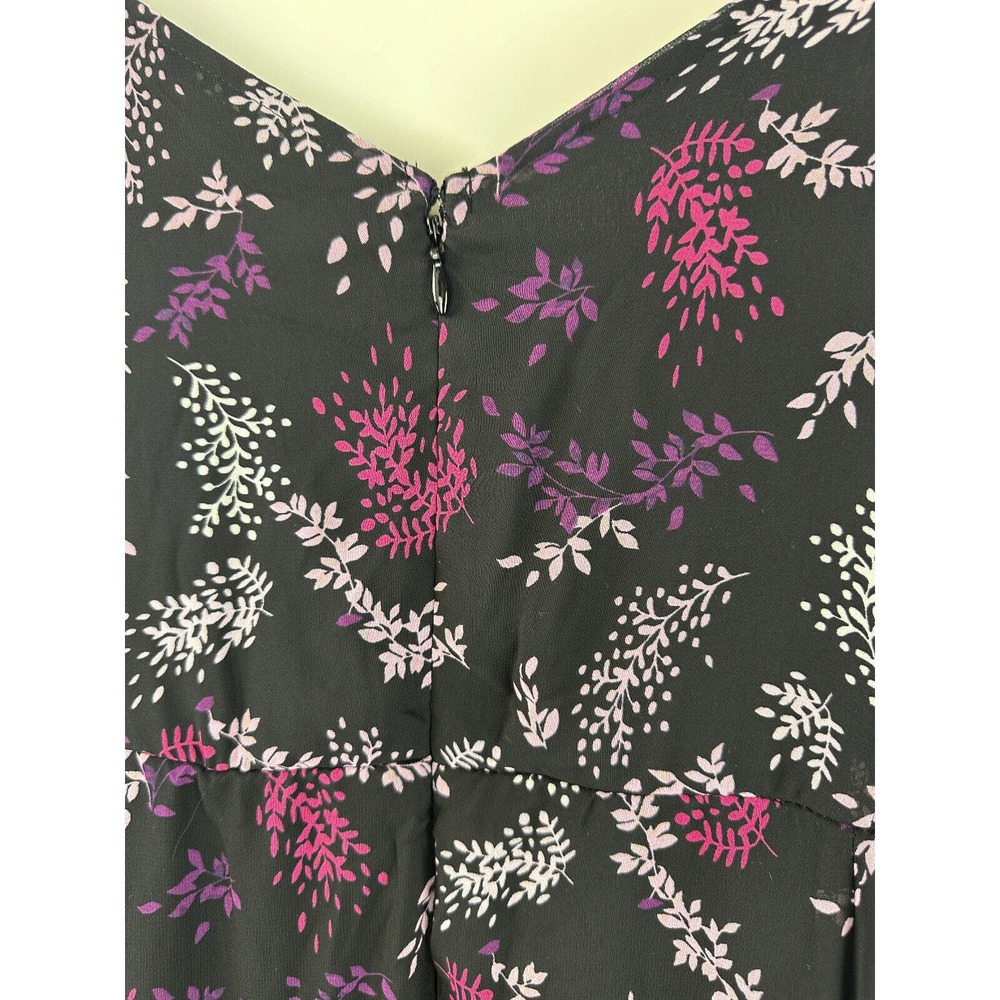 NWT Lane Bryant Floral Tiered Ruffle Off-The-Shoulder Maxi Dress Plus Size 24 P - Picture 5 of 16